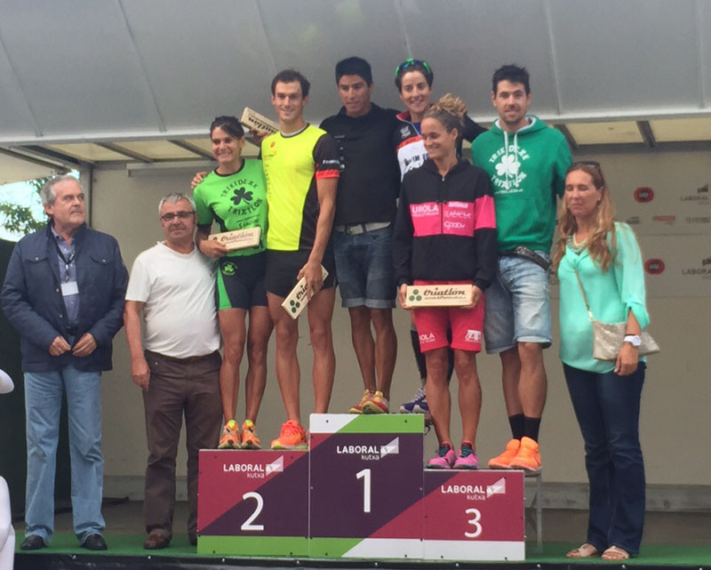 Tres podios para Saltoki Trikideak en Castro.